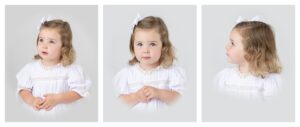 girl from jacksonville photographed in a southern heirloom bust portrait style in studio