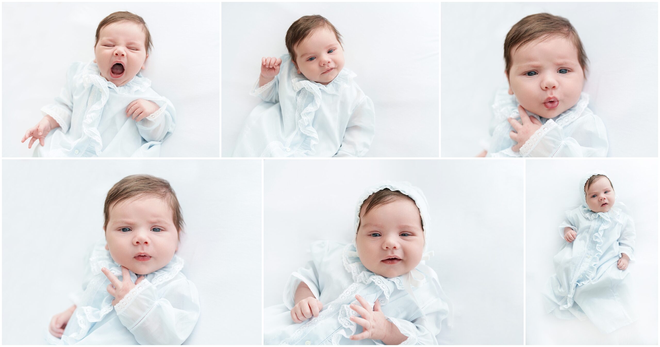 newborn baby boy in st simons island photographed grandmillenail style in his father's newborn outfit 