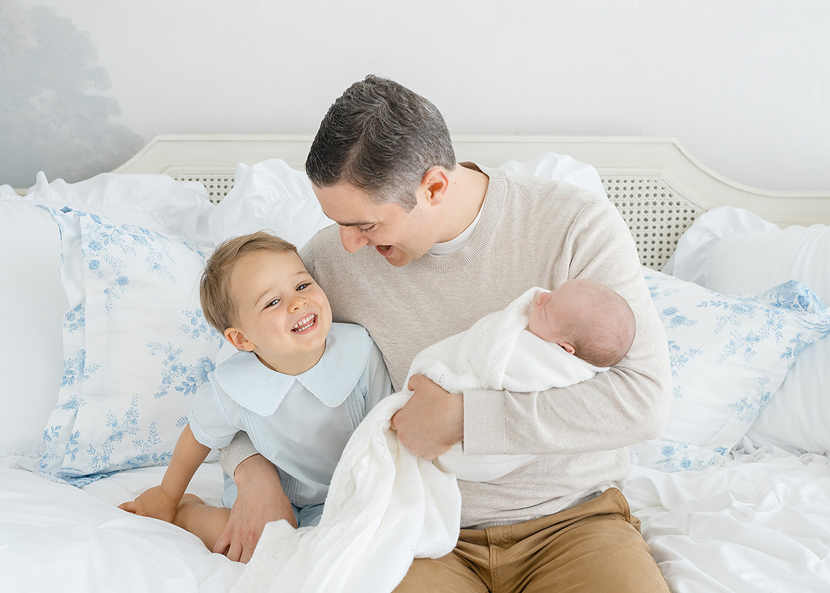 Candid newborn family portrait, St. Simons island family photographer Candace Hires Photography